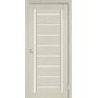 Межкомнатная дверь Venecia Deluxe VND-01 с белым стеклом