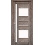 Межкомнатная дверь Venecia Deluxe VND-03 с белым стеклом