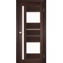 Межкомнатная дверь Venecia Deluxe VND-03 с белым стеклом