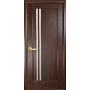 Міжкімнатні двері Делла зі склом сатин ПВХ Deluxe